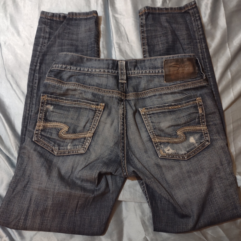 Silver Jeans Men's Allen Straight Jeans - Dark Blue